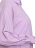 Lilac Linen Pocket Over Size Shirt - Khotwh